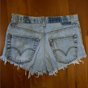 Regular Fit 505 Levi Jean Shorts